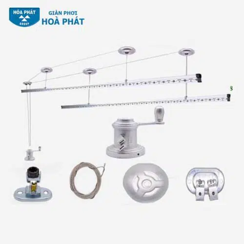 Giàn phơi đồ gắn trần Arvi 2026